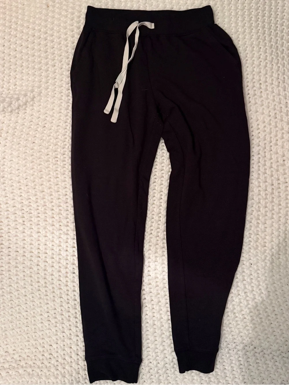Women’s Black Jogger Sweatpants with Drawstring